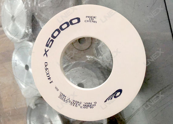 Goma de silicona de cristal de las muelas abrasivas X5000 que pule para el polaco del borde
