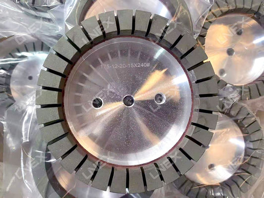 Enlace dividido en segmentos completo Diamond Grinding Wheel Glass Processing de la resina