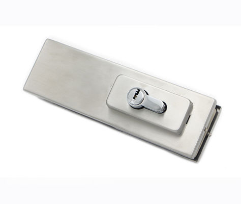 Remiendo de cristal de la abrazadera de la puerta que cabe la cerradura de puerta de la parte inferior Ss201 con llaves