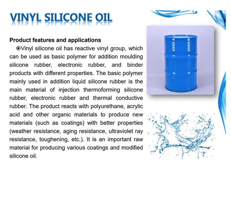 El CE puro Dimethyl del aceite de silicón del vinilo C1 pasó