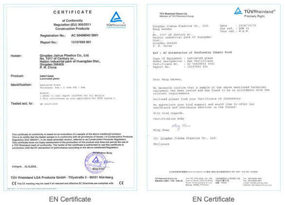 China UNEX BUILDING COMPLEX CO.,LTD certificaciones
